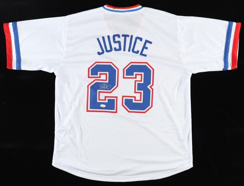 David Justice Signed Atlanta Braves Jersey (JSA)