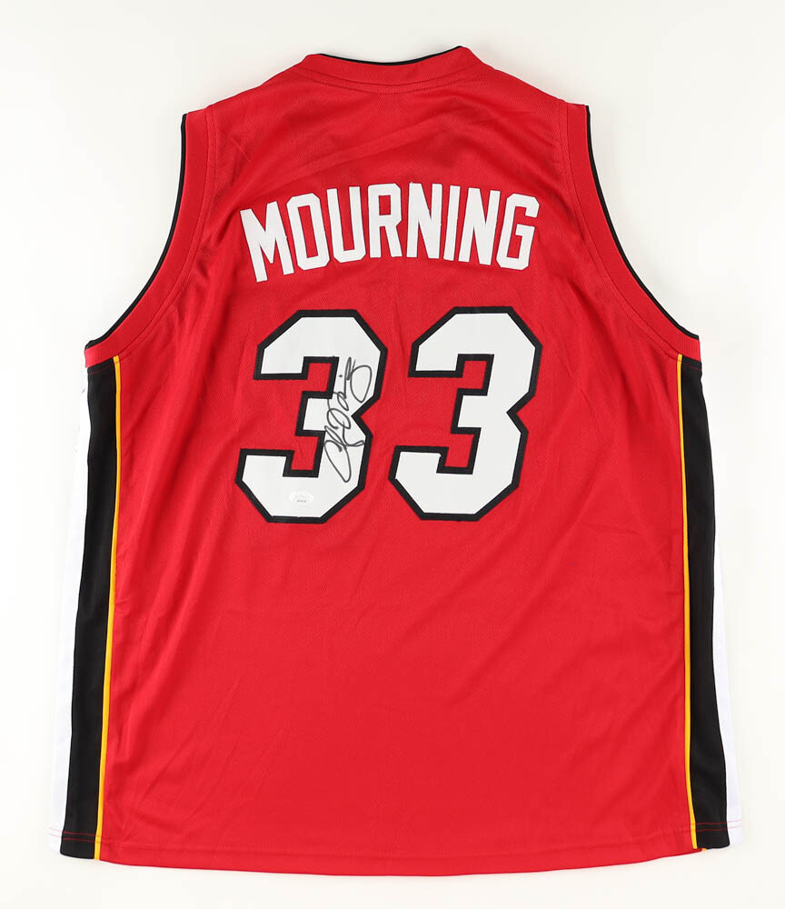 Alonzo Mourning Signed Jersey (JSA)