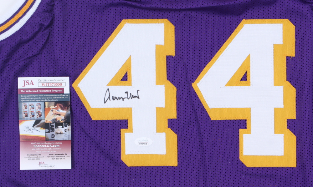 Jerry West Signed Jersey (JSA)