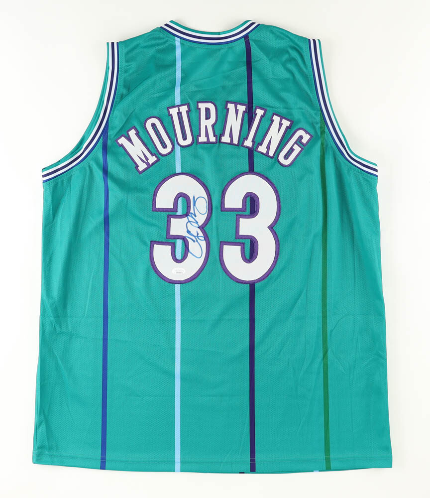 Alonzo Mourning Signed Jersey (JSA)