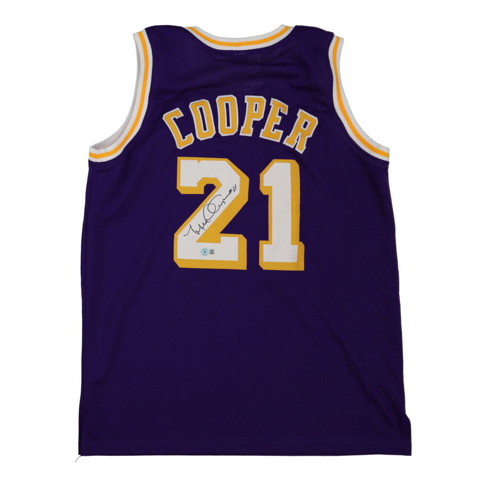 Michael Cooper Signed Jersey (Beckett)