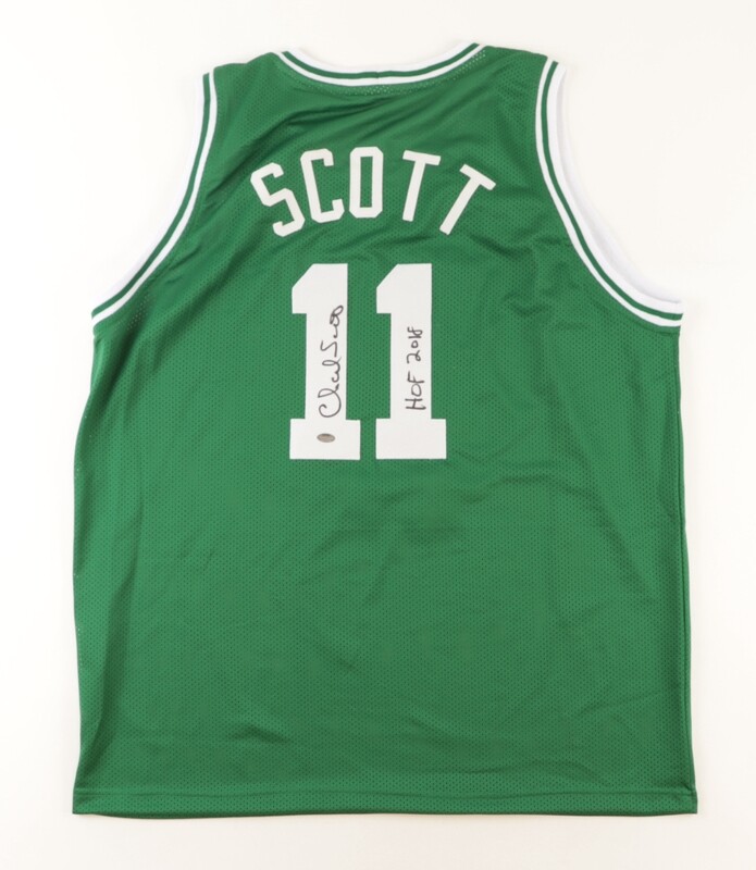 Charlie Scott Signed Boston Celtics Jersey Inscribed "HOF 2018" (Schwartz)