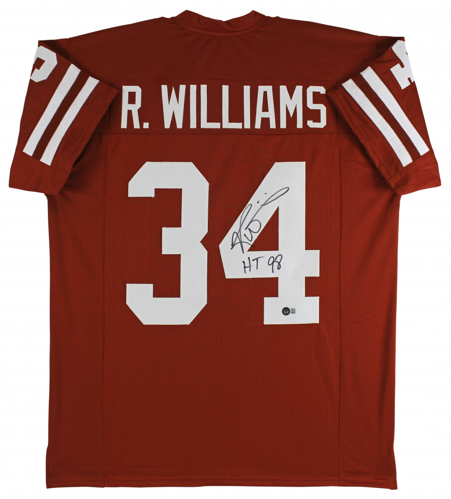 Ricky Williams Signed Texas Longhorns Jersey Inscribed "HT 98" (Beckett)