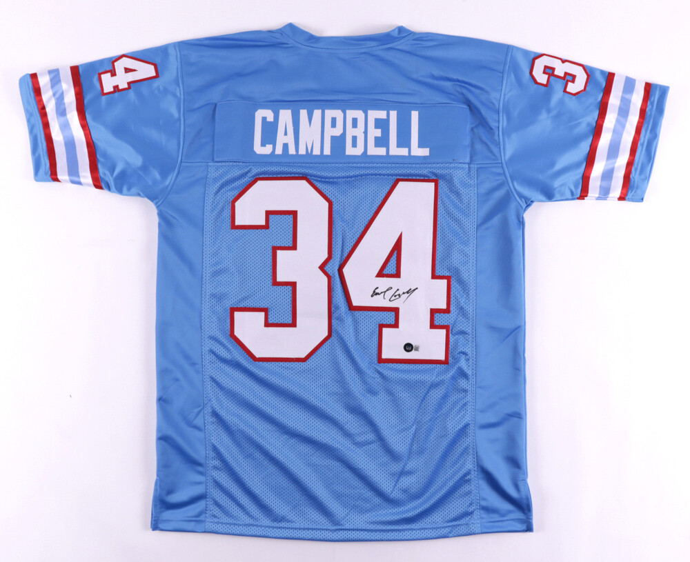 Earl Campbell Signed Jersey (Beckett Hologram)