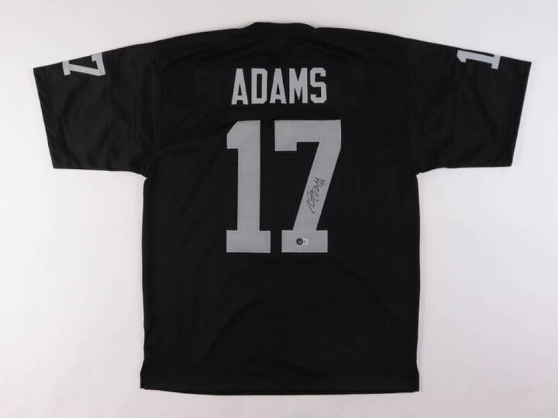 Davante Adams Signed Oakland Raiders Jersey (Beckett)