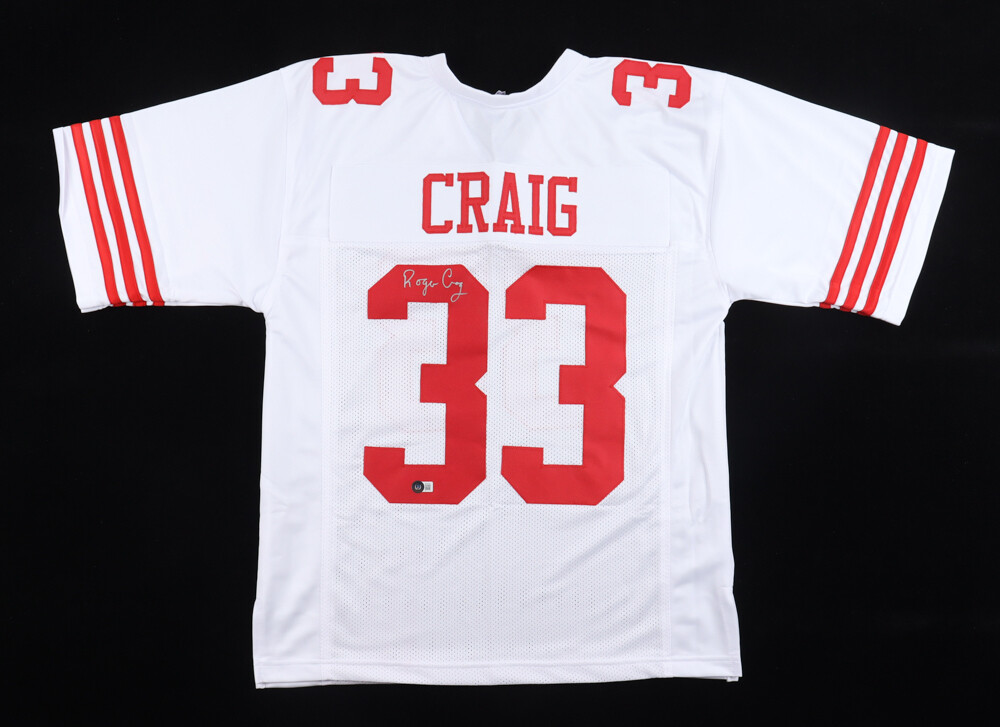 Roger Craig Signed San Francisco 49ers Jersey (Beckett)