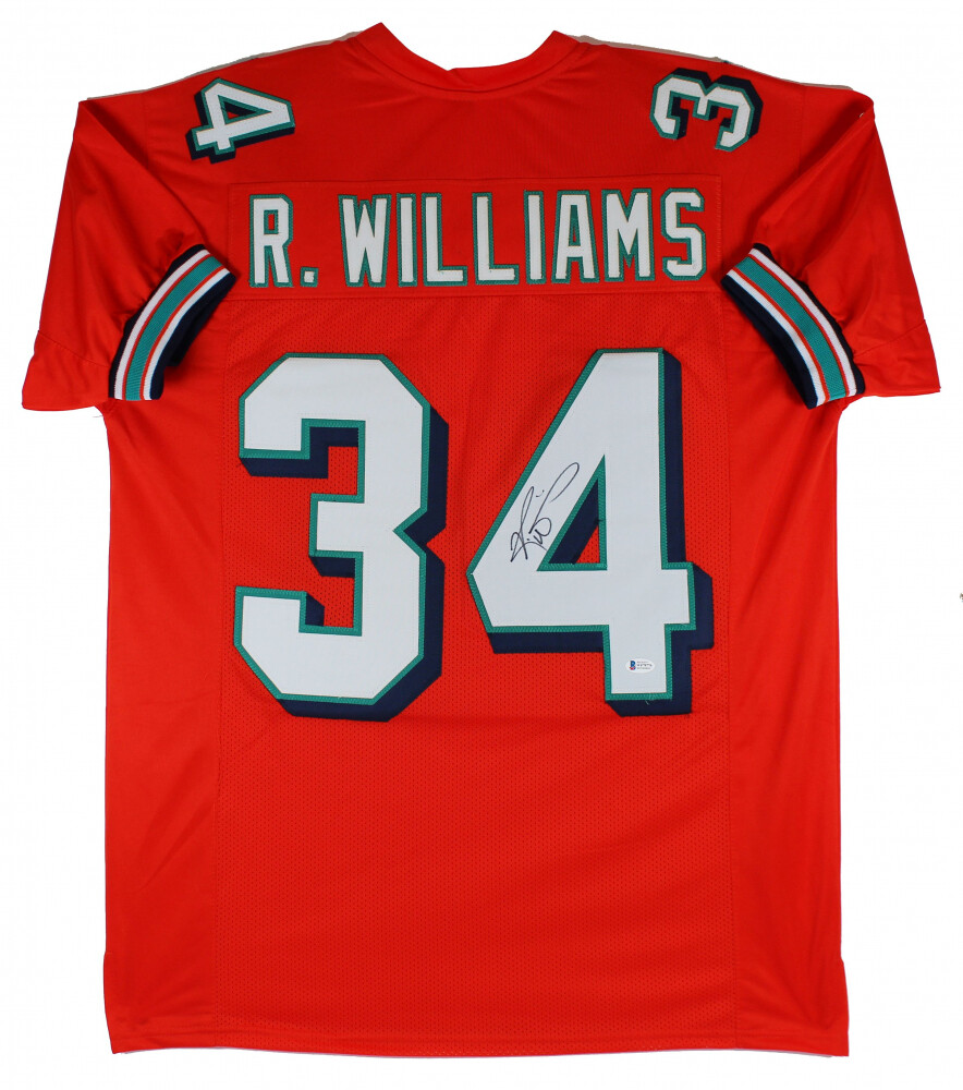 Ricky Williams Signed Miami Dolphins Jersey (Beckett)