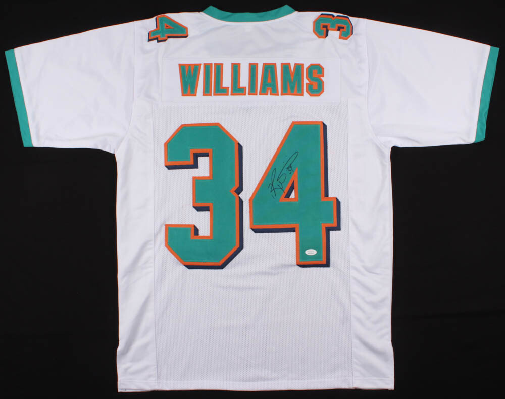 Ricky Williams Signed Miami Dolphins Jersey (JSA)