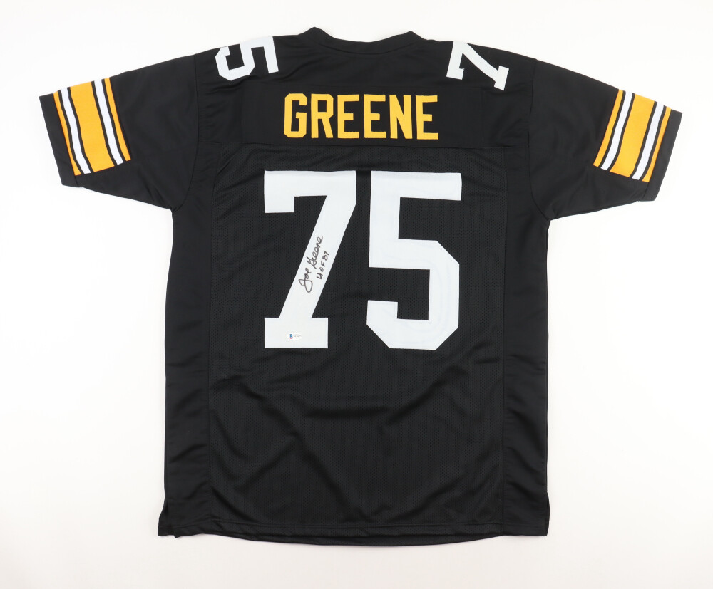 Joe Greene Signed Jersey Inscribed "HOF 87" (Beckett)