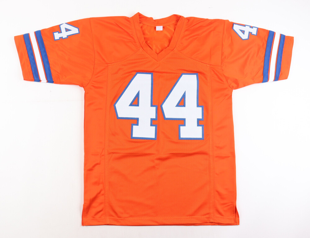 Floyd Little Signed Denver Broncos Jersey Inscribed 