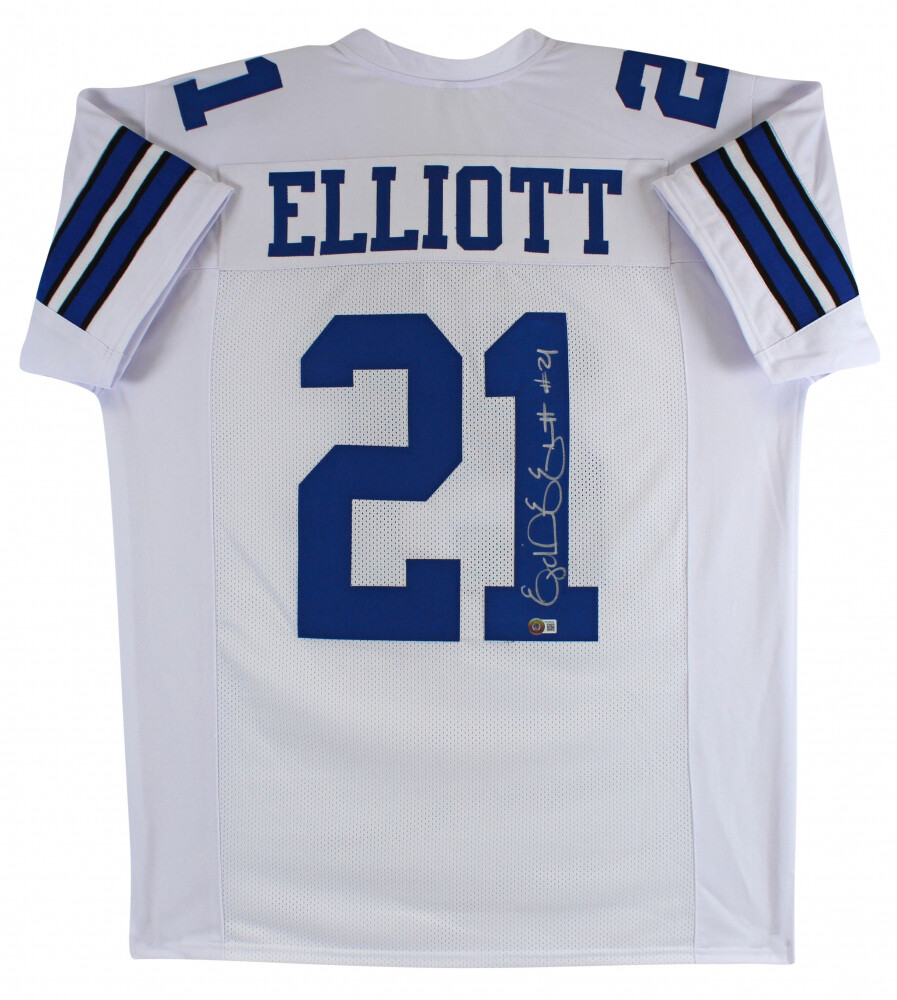 Ezekiel Elliott Signed Dallas Cowboys Jersey (Beckett)