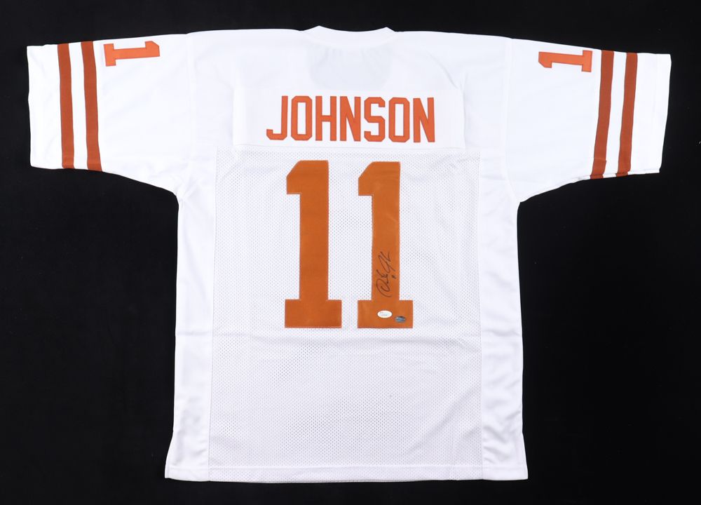 Derrick Johnson Signed Texas Longhorns Jersey (JSA & Johnson)