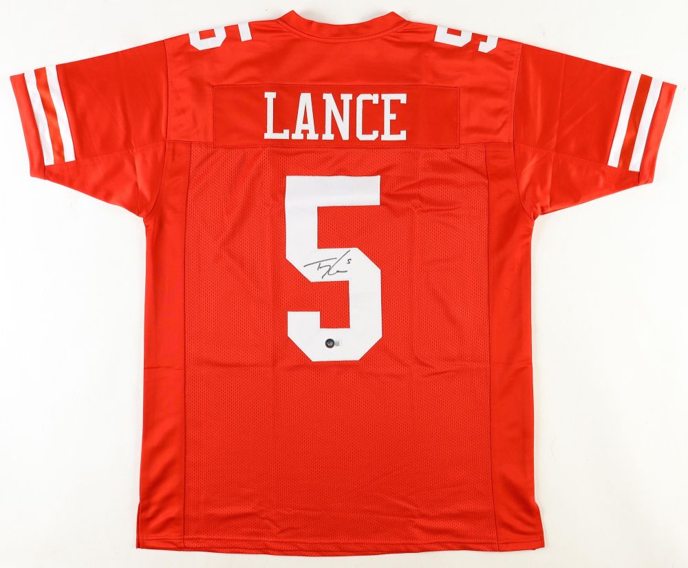 Trey Lance Signed San Francisco 49ers Jersey (Beckett)