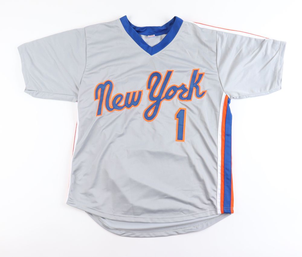 Mookie Wilson Signed New York Mets Jersey Inscribed 