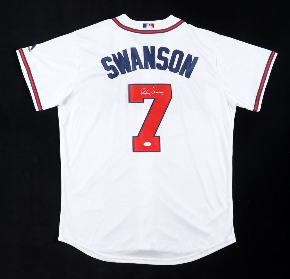 Dansby Swanson Signed Atlanta Braves Jersey (JSA)