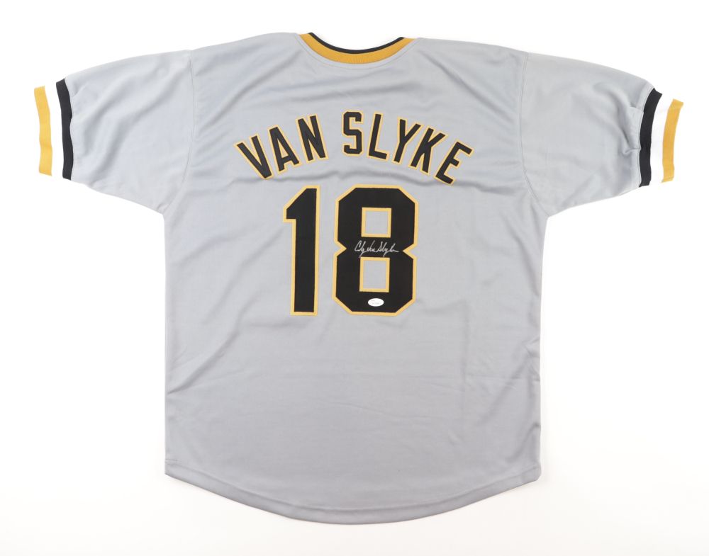 Andy Van Slyke Signed Jersey (JSA)