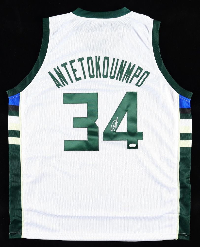 Giannis Antetokounmpo Signed Jersey (JSA)