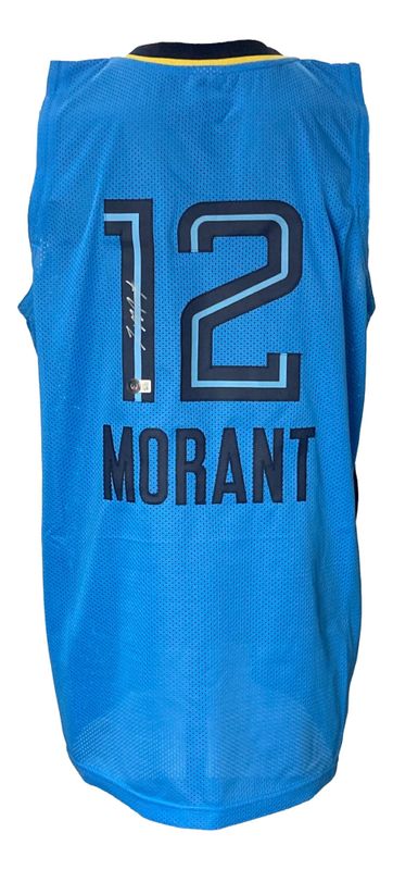 Ja Morant Signed Memphis Grizzlies Jersey (Beckett)