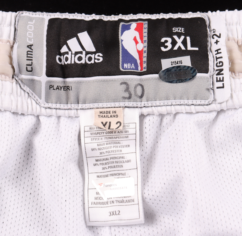 Reggie Evans Game-Used Brooklyn Nets Shorts (Steiner & Fanatics)