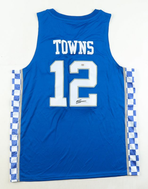Karl-Anthony Towns Signed Kentucky Wildcats Jersey (PSA)