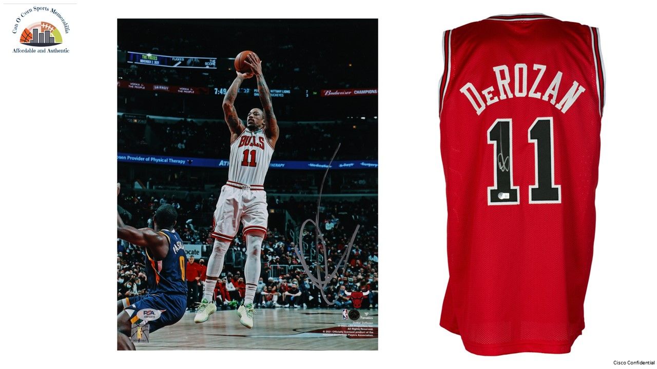 DeMar DeRozan Signed Jersey (Beckett) & DeMar DeRozan Signed Bulls 11x14 Photo (PSA)