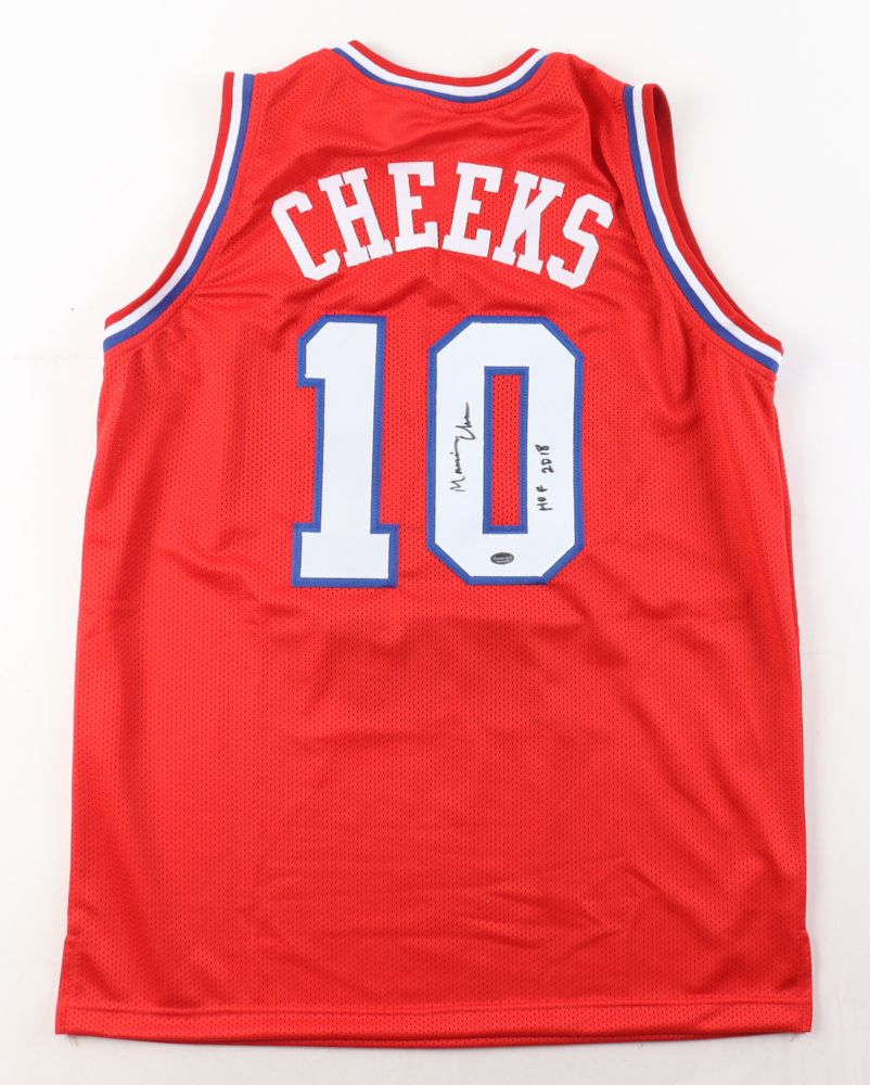 Maurice Cheeks Signed 76ers Jersey Inscribed "HOF 2018" (Schwartz)