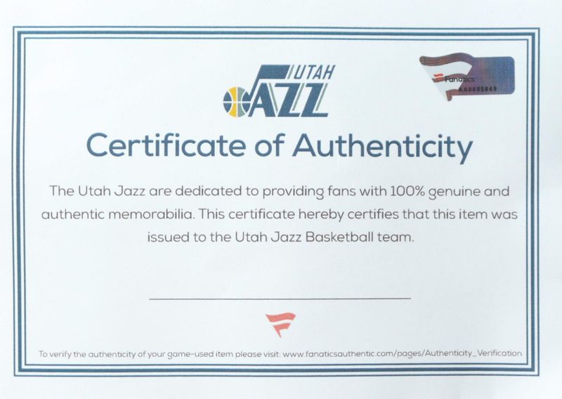 2019-2020 Utah Jazz Team-Issued Nike Shorts (Fanatics) - Black