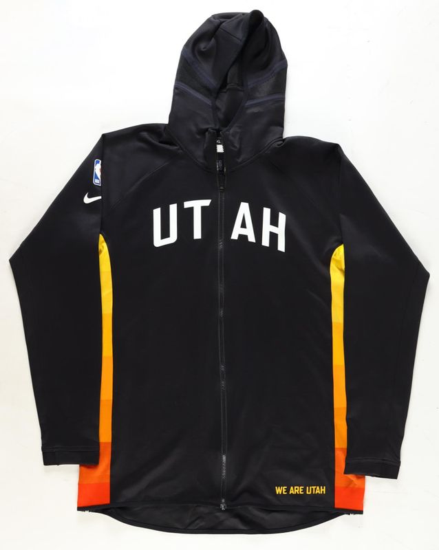 2019-2020 Utah Jazz Team-Issued Nike Black City Jacket (Fanatics)