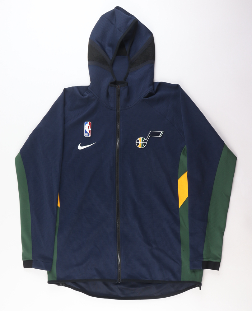 Thurl Bailey Signed Utah Jazz Jersey (JSA) & Utah Jazz Team-Issued Game-Used Warm-Up Jacket (Fanatics)