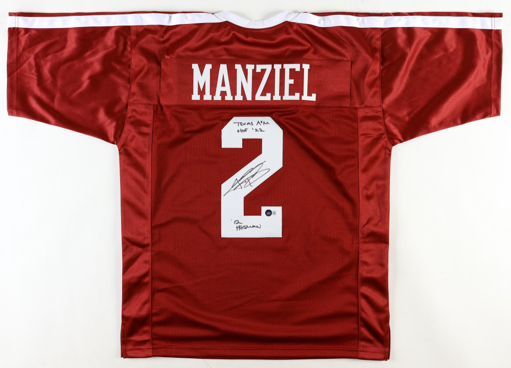 Johnny Manziel Signed Jersey Inscribed 