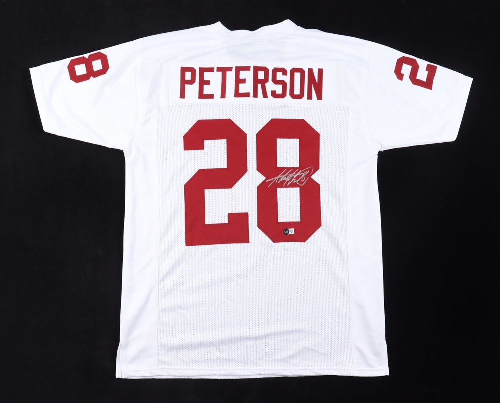 Adrian Peterson Oklahoma Sooners Signed Jersey (Beckett)