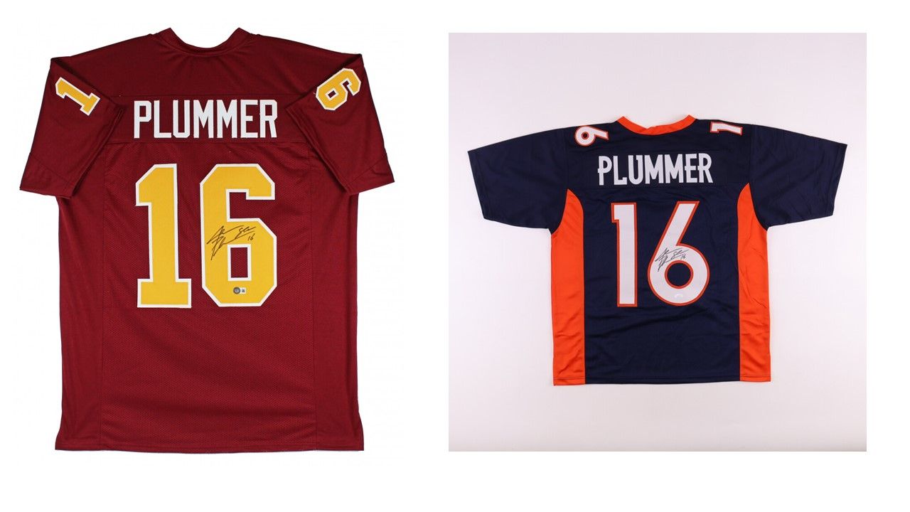 Jake "The Snake" Plummer Arizona State Sun Devils Signed Jersey (Beckett) and Jake Plummer Signed Denver Broncos Jersey (JSA)