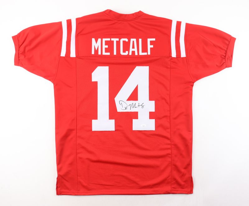DK Metcalf Signed Ole Miss Rebels Jersey (JSA)