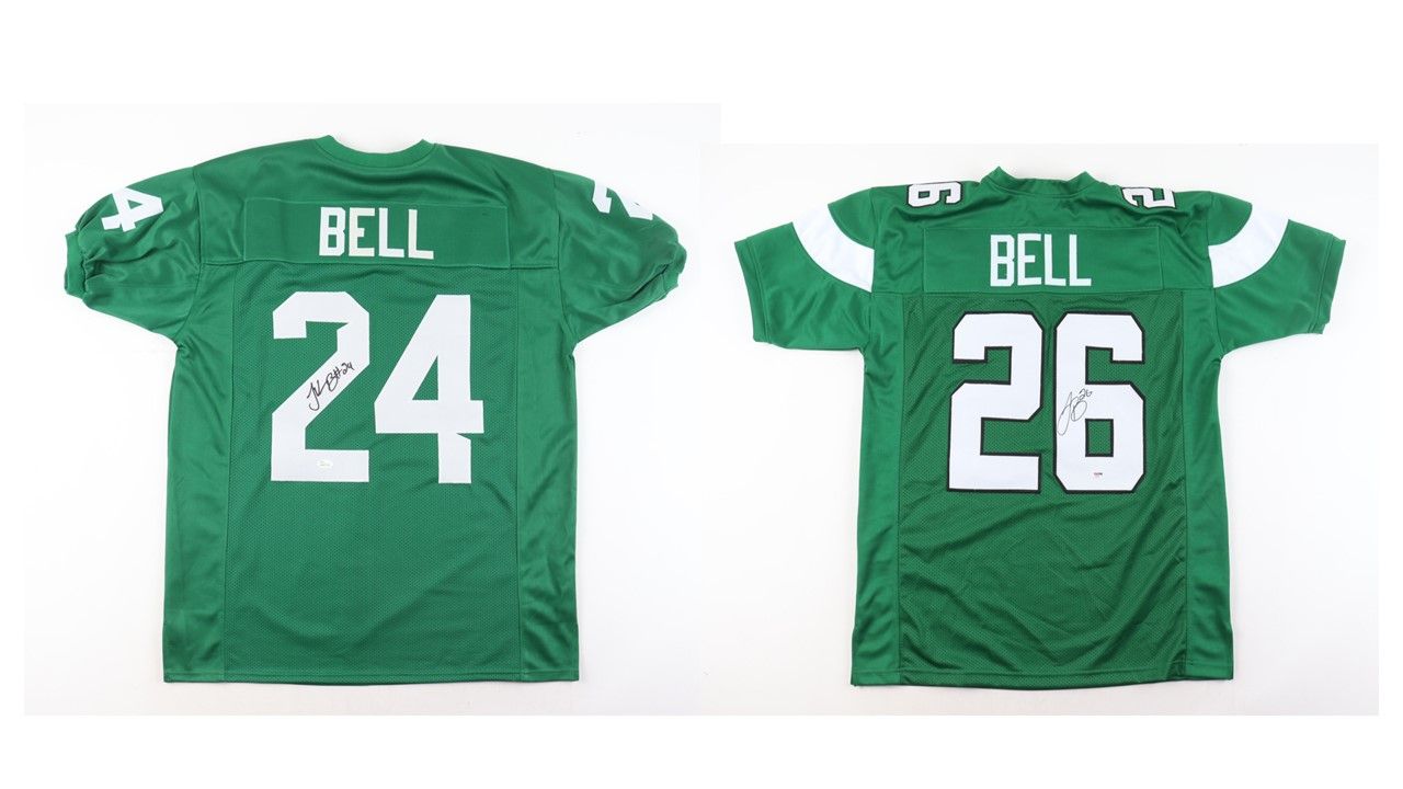Le'Veon Bell Signed Michigan State Spartans Jersey (JSA) Le'Veon Bell Signed New York Jets Jersey (PSA)
