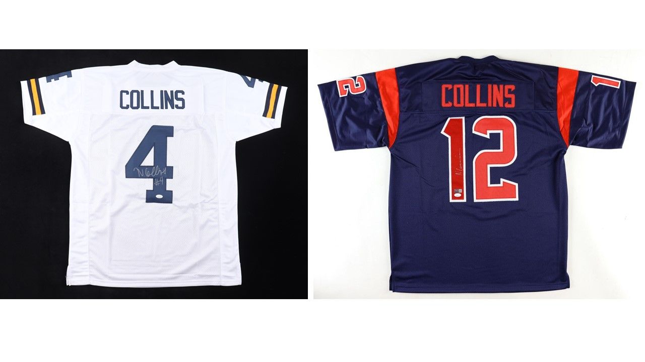 Nico Collins Signed Houston Texans Jersey (JSA) & Nico Collins Signed Michigan Wolverines Jersey (JSA)