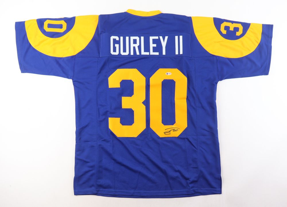 Todd Gurley II Signed Los Angeles Rams Jersey (Beckett)