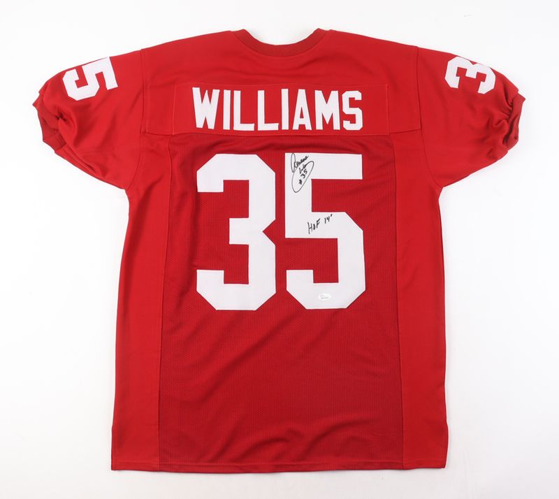 Aeneas Williams Signed St Louis Cardinals Jersey Inscribed "HOF 14" (JSA)