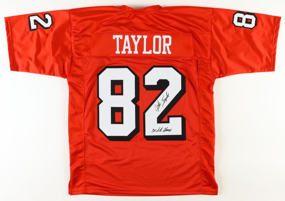 John Taylor Signed San Francisco 49ers Jersey Inscribed "3x S.B. Champs!" (JSA)