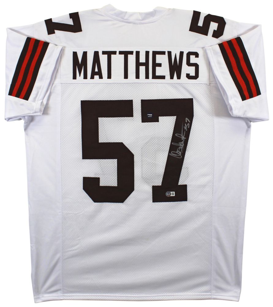 Clay Matthews Jr. Signed Cleveland Browns Jersey (Beckett & Prova)