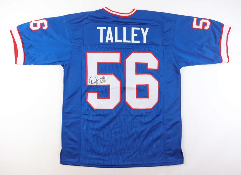 Darryl Talley Signed Buffalo Bills Jersey (JSA)