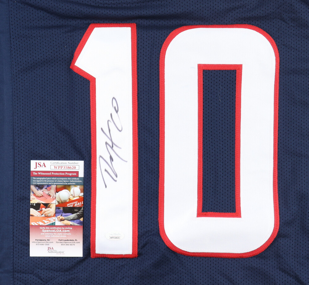 Andre Johnson Signed Houston Texans Jersey (Beckett)