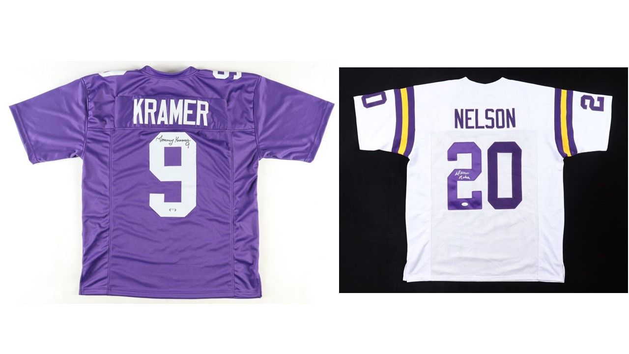 Tommy Kramer Signed Jersey (PSA) & Darrin Nelson Signed Jersey (JSA)
