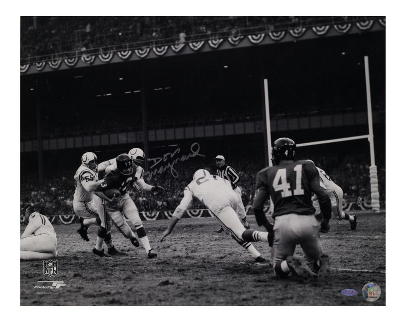 Don Maynard Signed New York Giants 16x20 Photo (Steiner)