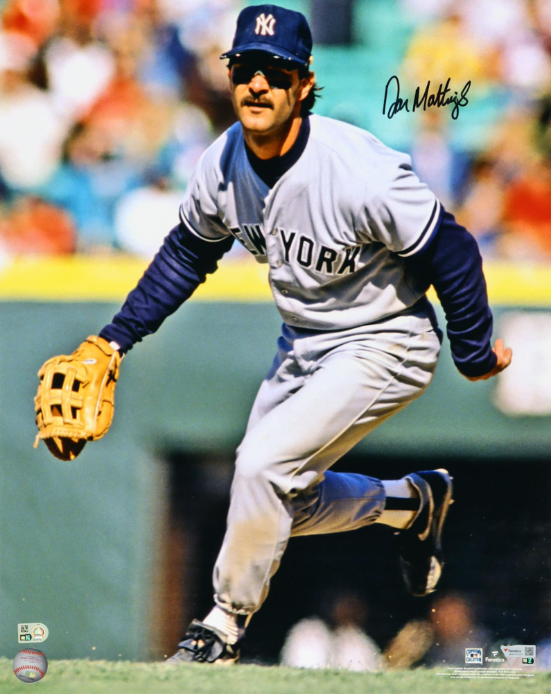 Don Mattingly Signed New York Yankees 16x20 Photo (MLB & Fanatics) & Chris Chambliss Signed New York Yankees 16x20 Photo (JSA)