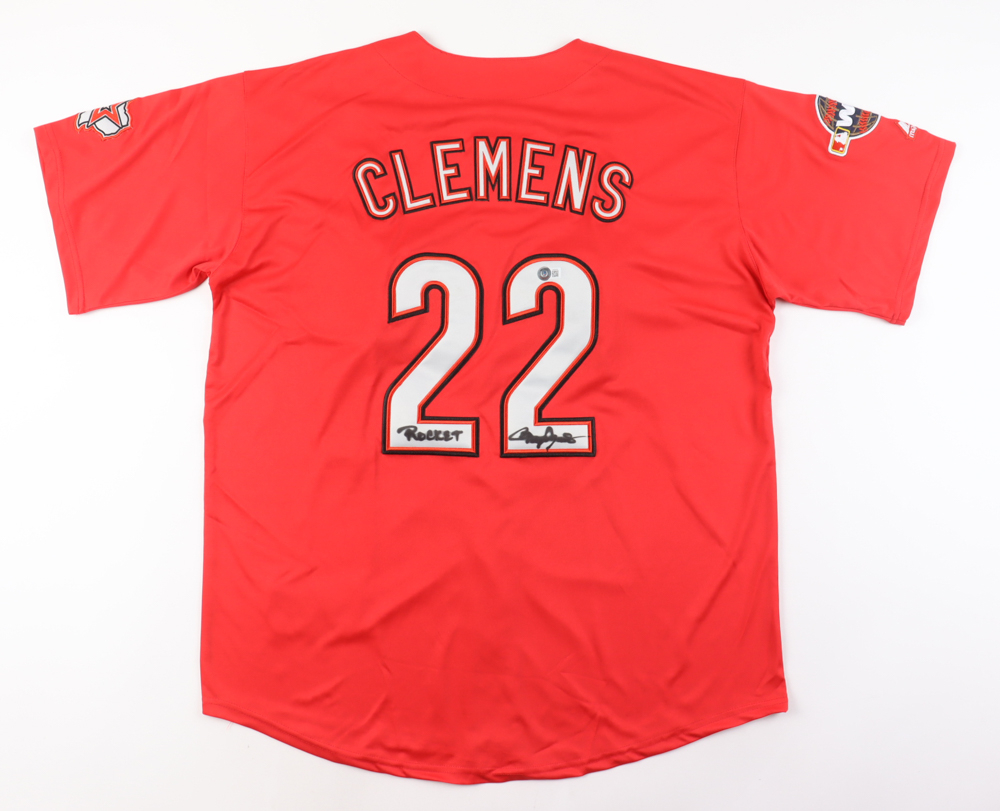 Roger Clemens Signed Houston Astros Jersey Inscribed 