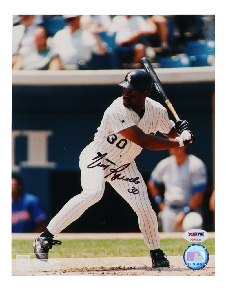 Carlton Fisk Signed Chicago White Sox Jersey (JSA) & Tim Raines Signed Chicago White Sox 8x10 Photo (PSA)