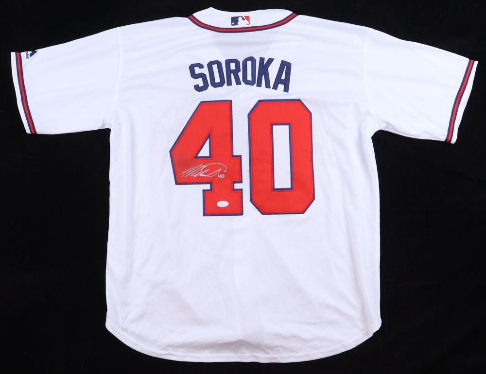 Michael Soroka Signed Atlanta Braves Jersey (JSA)
