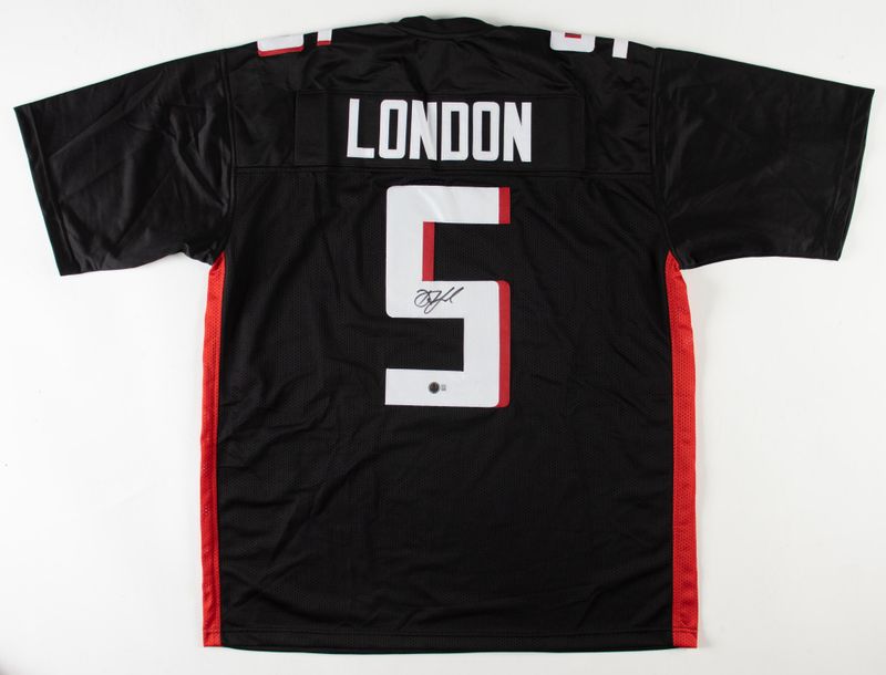 Drake London Signed Atlanta Falcons Jersey (Beckett)