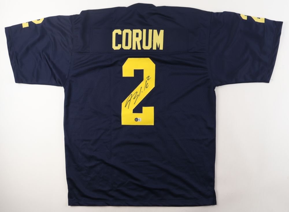 Blake Corum Signed Michigan Wolverines Jersey (Beckett)