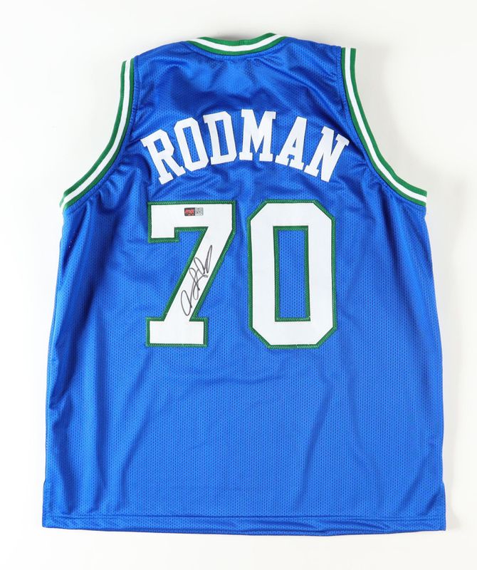 Dennis Rodman Signed Dallas Mavericks Jersey (PIA)